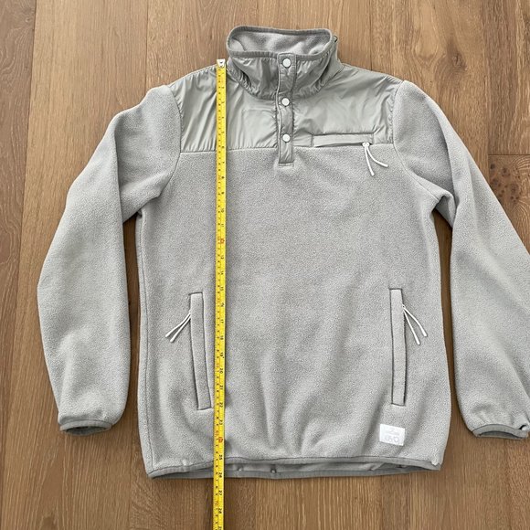 Evo Fleece Jacket Women Small Gray Ballard Polartec Pockets Mock Neck Midlayer - Picture 6 of 14
